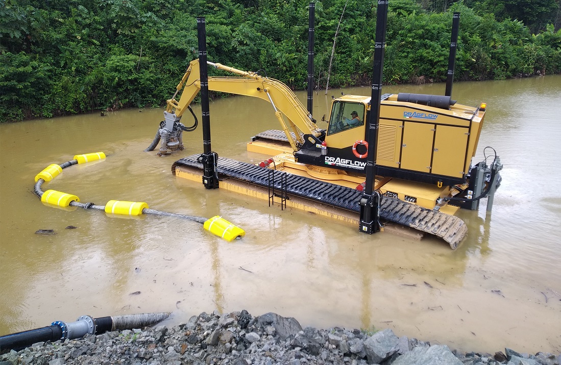 DRAGFLOW AMPHIBIOUS DREDGER DRM